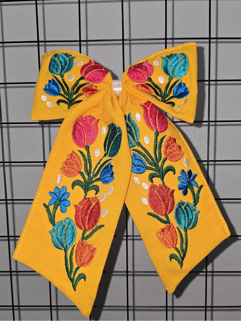 Embroidered Bow